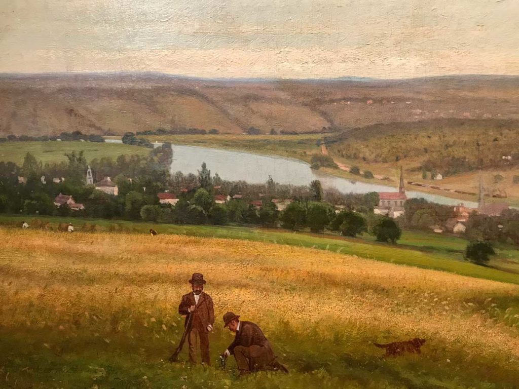 Mohawk Valley at Canajoharie by Edward Gay 1876, Oil on Canvas (Detail) Arkell Museum Canajoharie NY | Mohawk Valley Today