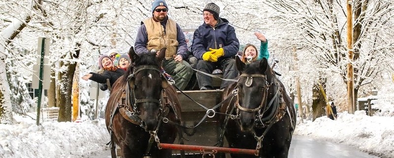 Cooperstown Winter Carnival - Horse Drawn Wagon Ride