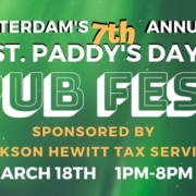 St. Paddy's Day Pub Fest banner - Amsterdam NY