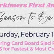 Herkimer First Annual Cardboard Sled Race 2023 banner
