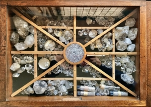 Herkimer Diamonds on display at the Little Falls Historical Society Museum