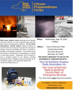 NYS Citizen Preparedness Corps