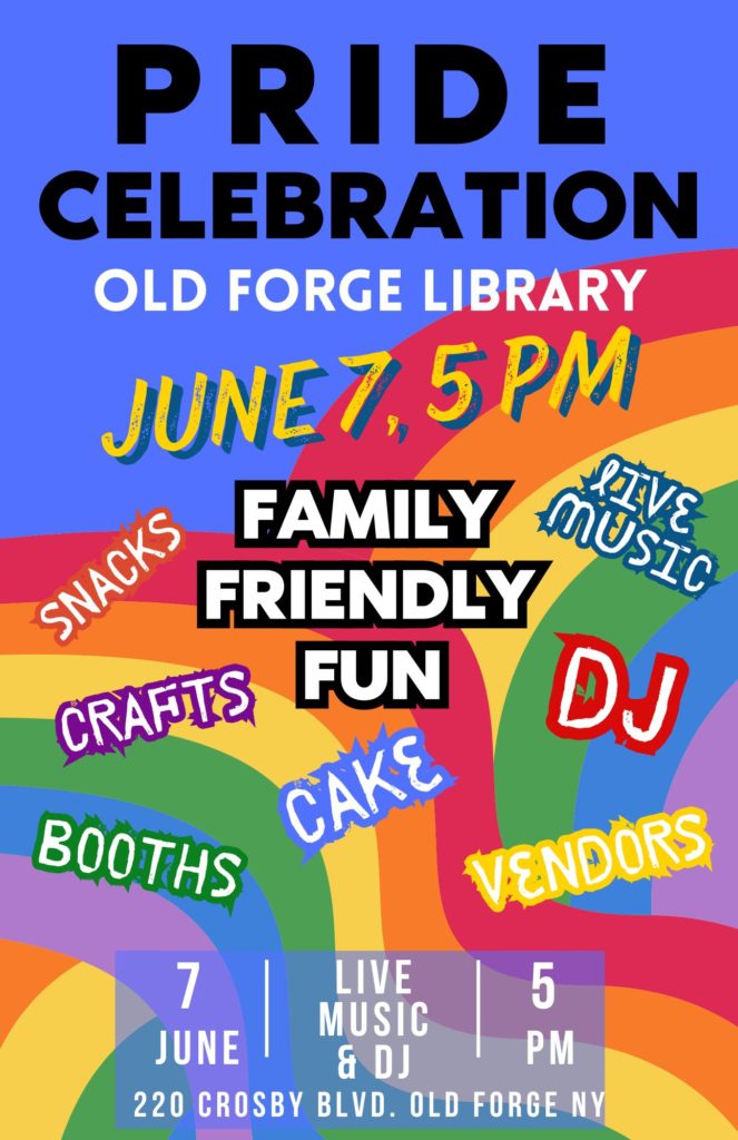 2nd Annual Pride Celebration at the Old Forge Library