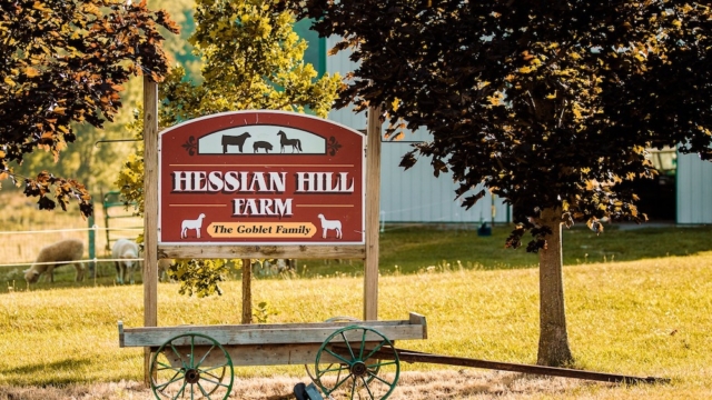 Hessian Hill Farms Sign