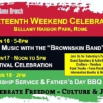 Juneteenth Weekend Celebration Rome NY Banner