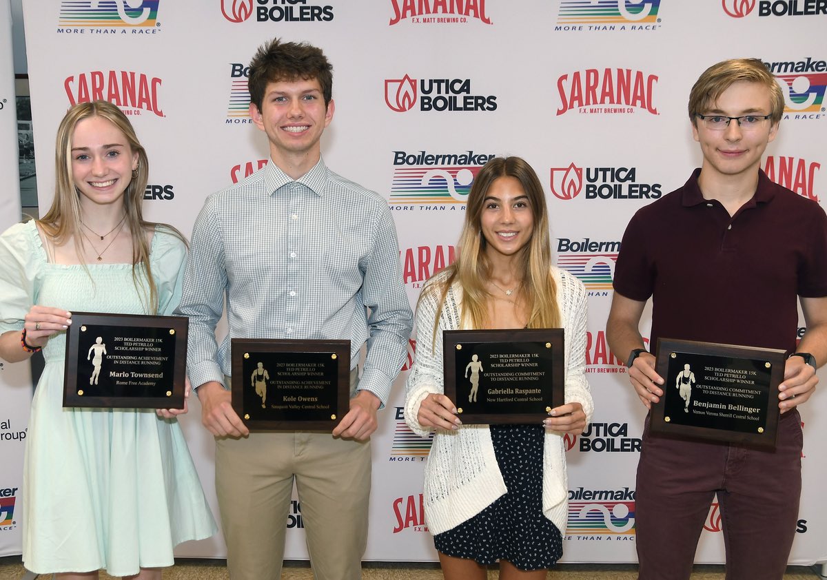 Boilermaker Awards Ted Petrillo Scholarships to Four Local Runners