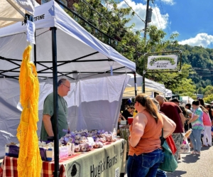 Brian Hugick, Hugick Farms at the Mohawk Valley Garlic and Herb Festival in 2022