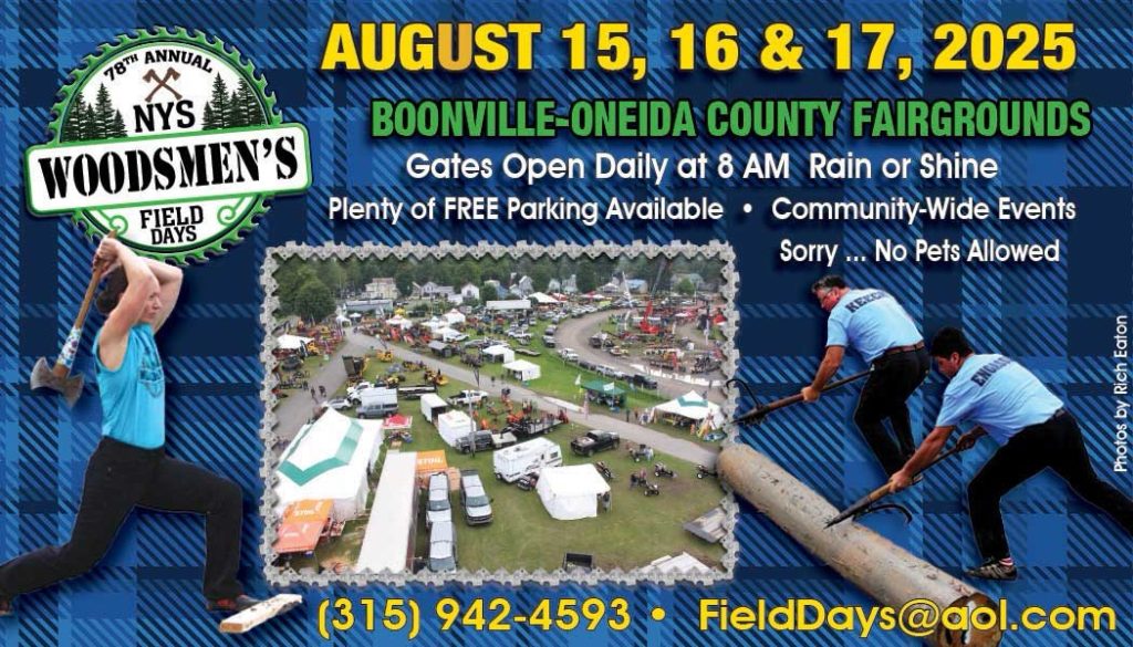 NYS Woodsmen’s Field Days 2025