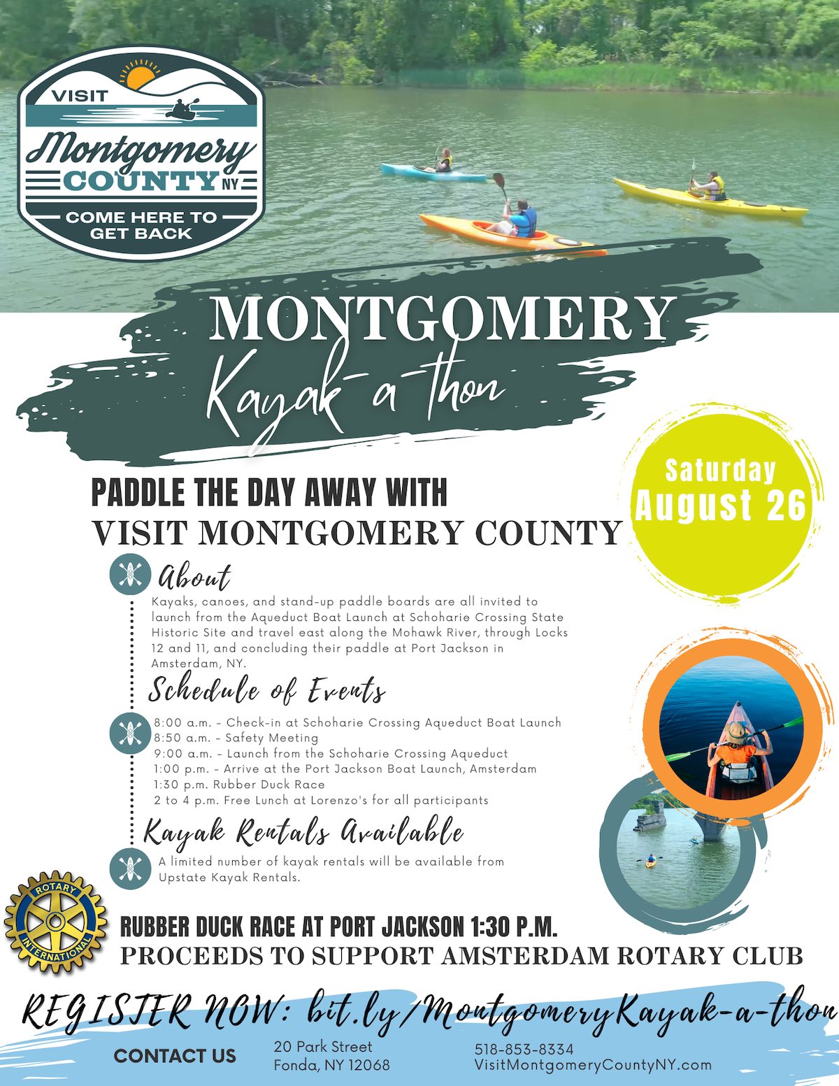 Montgomery County Kayak-a-thon Flyer