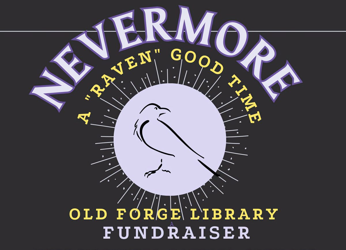 Nevermore a Raven Good Time fundraiser for Old Forge Library, Photo provided by Old Forge Library