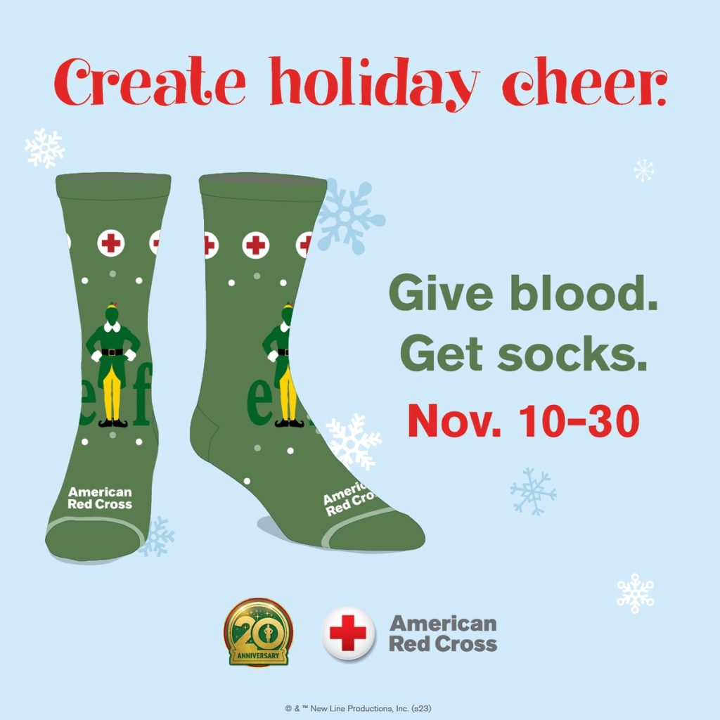 Holiday Blood Drive - Socks