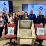 Montgomery County officials pictured Monday during a press conference intended to raise awareness surrounding the importance of following safe sleep measures for infants. October is Safe Sleep Prevention Month.