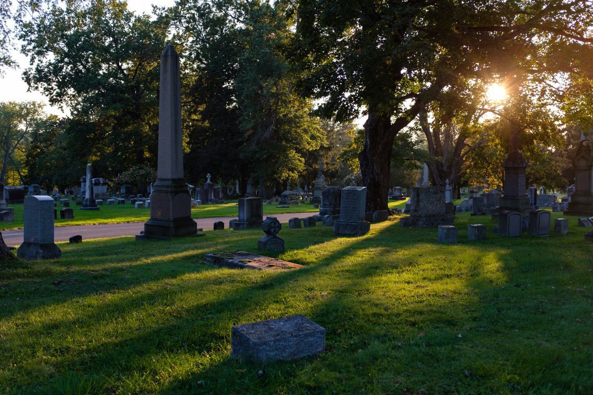 Forest Hills Cemetery, Utica, NY. Photos by Sarah Rogers