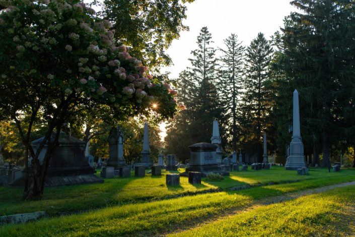 Forest Hills Cemetery, Utica, NY. Photos by Sarah Rogers