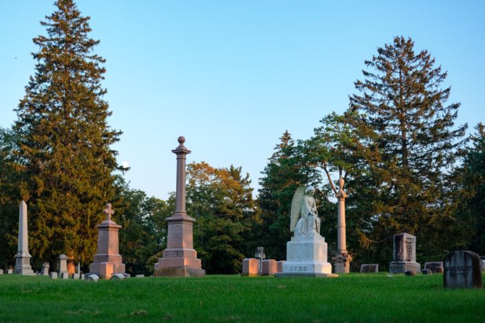 Forest Hills Cemetery, Utica, NY. Photos by Sarah Rogers