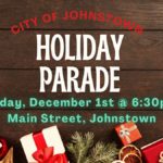 Johnstown Holiday Parade, Photo screenshot from City of Johnstown Facebook page.
