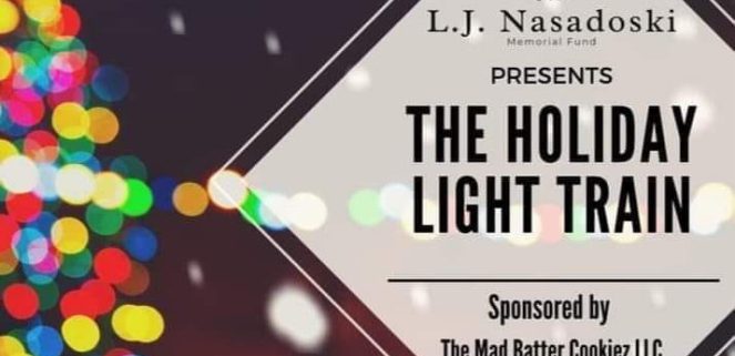 The 4th Annual holiday Light Train, Image by L.J. Nasadowski Memorial Fund Facebook Event page