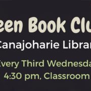 Teen Book Club, Image provided by Canajoharie Library