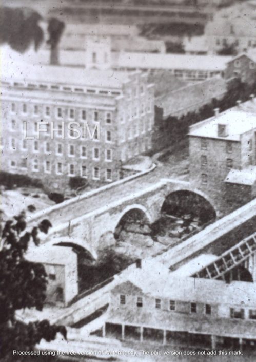 The 1822 Aqueduct- On the right side of the photo- Circa 1872