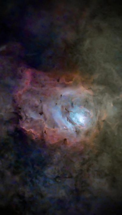 M8 Lagoon Nebula by Duane Womack, Astrophotographer.