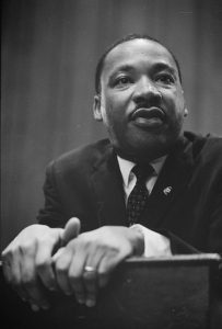Trikosko, Marion S, photographer. Martin Luther King press conference / MST. , 1964. Photograph. https://www.loc.gov/item/2003688129/.