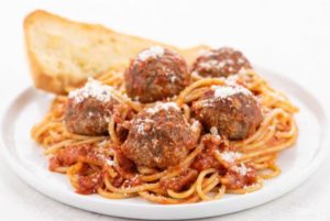 A Taste of amsterdam, DomAdi Deli spaghetti with house made meatballs and sauce, photo from City of Amsterdam Tourism Marketing and Events Facebook page