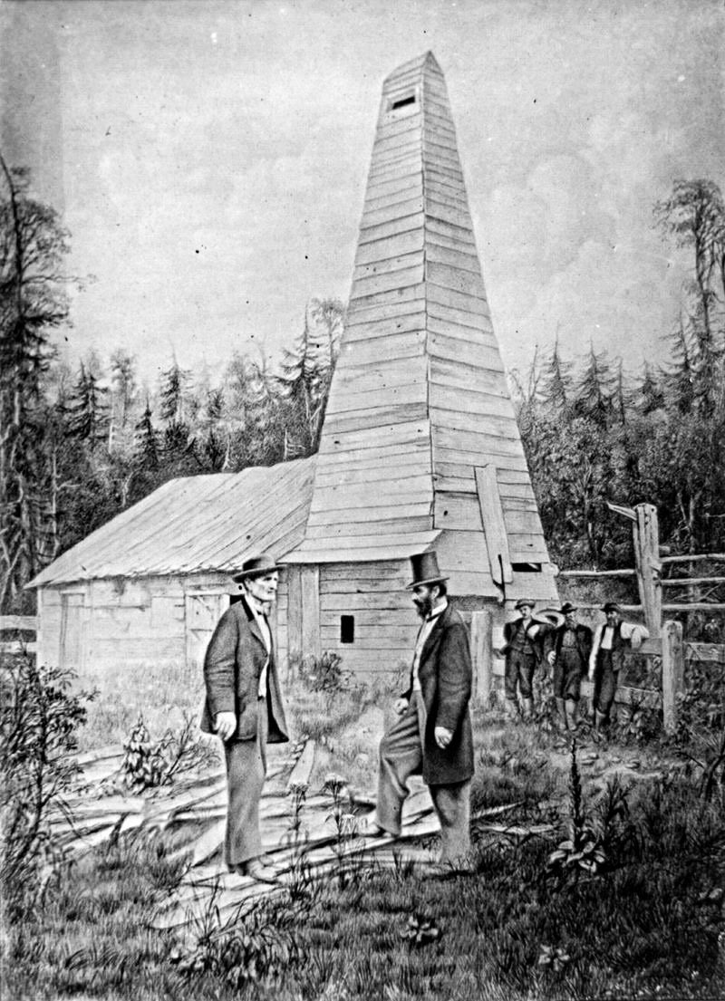 The Drake Oil Well - Was the First Oil Well Drilled in 1859 | Edwin Drake, Man in the Top Hat