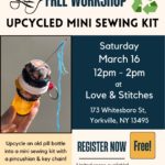 Creative Reuse Workshop Upcycled Mini Sewing Kit