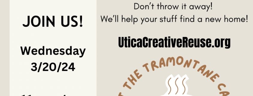 Utica Creative Reuse, Pop Up Donation Site