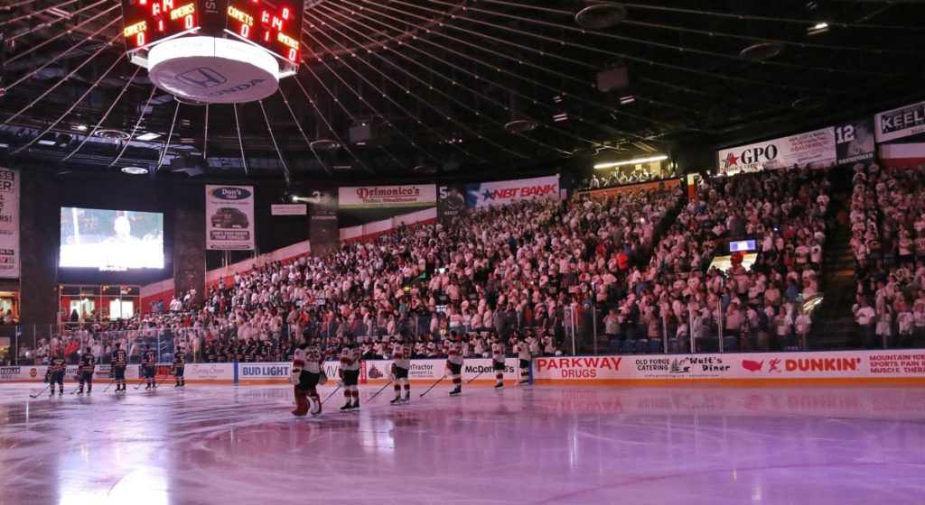 Adirondack Bank Center. Photo from the International Ice Hockey Federation.