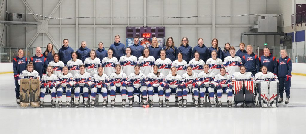 U.S. Women’s World Championship Team. Photo from USAHockey.com.