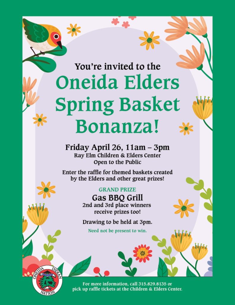 Oneida Elders Spring Basket Bonanza
