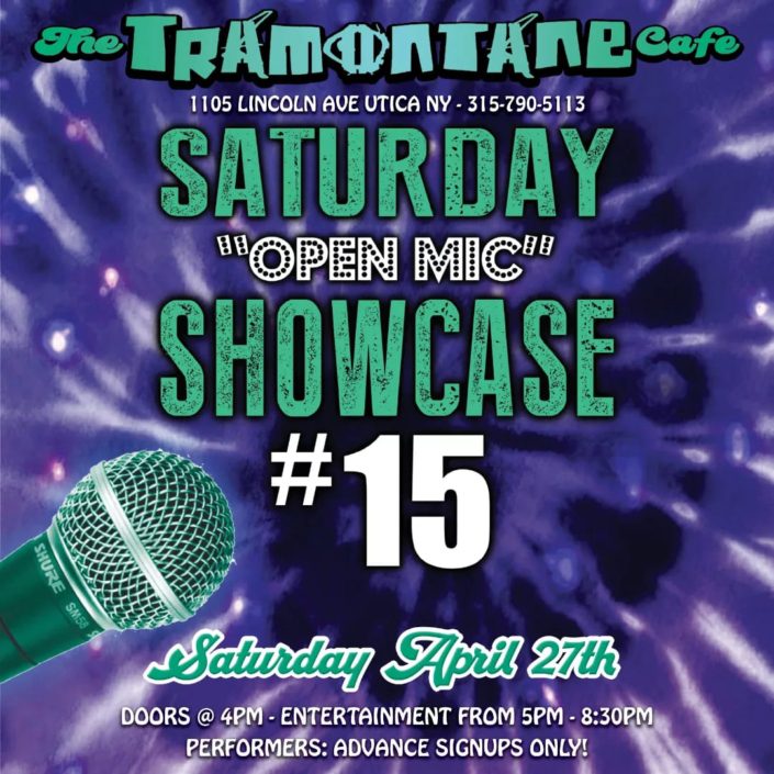 Open Mic Showcase #15, Image shared by the Tramontane Cafe