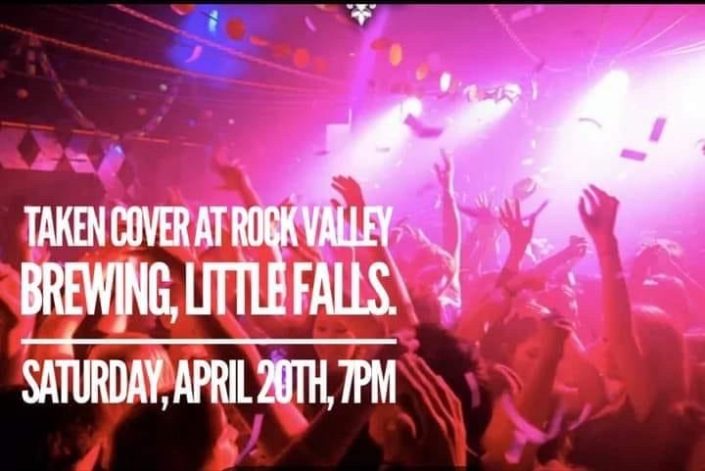 Taken Cover at Rock Valley Brewing in Little Falls on Saturday, April 20.