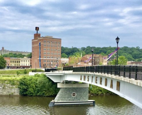 Gateway Overlook Bridge in Amsterdam, NY.