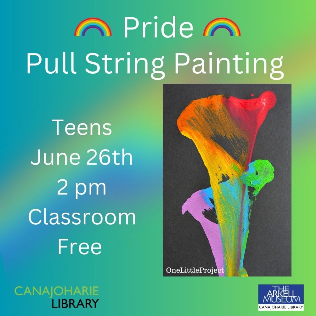 Pull String Painting for Teens