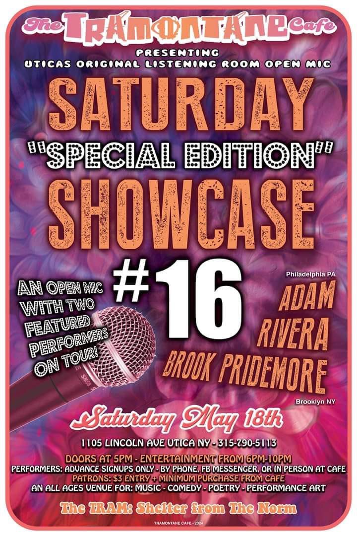 Saturday Special Edition Showcase at Tremontane Cafe