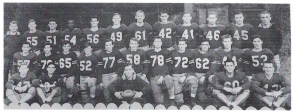 1948 Undefeated Little Falls Football Team with Coach Young.