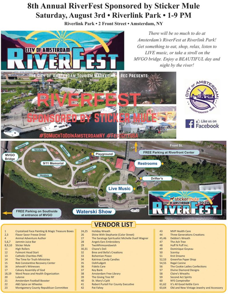 Amsterdam Riverfest Map