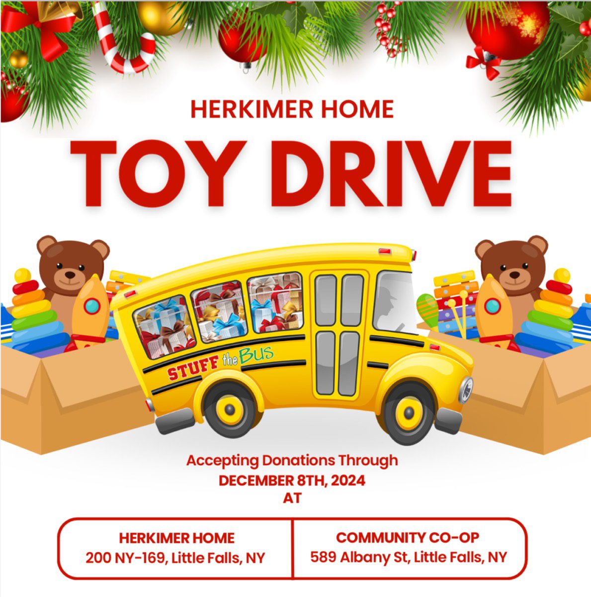 Herkimer Home Holiday Toy Drive, image by Herkimer Home State Historic Site