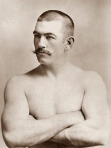 Heavyweight boxing champion, John L. Sullivan.