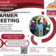 Family Farm Days Farmer Mtg, image by CCE Schoharie and Otsego Counties