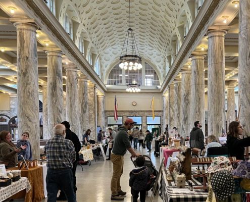 Winter Market at Utica Train Station