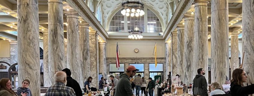 Winter Market at Utica Train Station