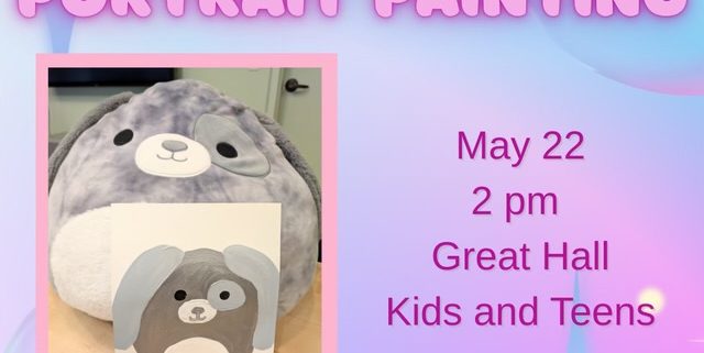 Squishmallow portrait painting