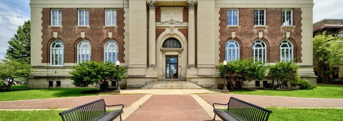 Subject: Utica Public Library. Source: Kenneth C. Zirkel, WikiCommons