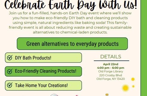 Old Forge Library Partners with Mohawk Valley Economic Development District for Earth Day Event
