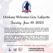 Oriskany NY Welcomes General Lafayette