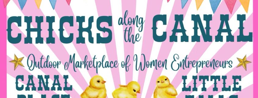 Chicks Along the Canal