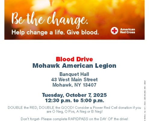 Mohawk Blood Drive